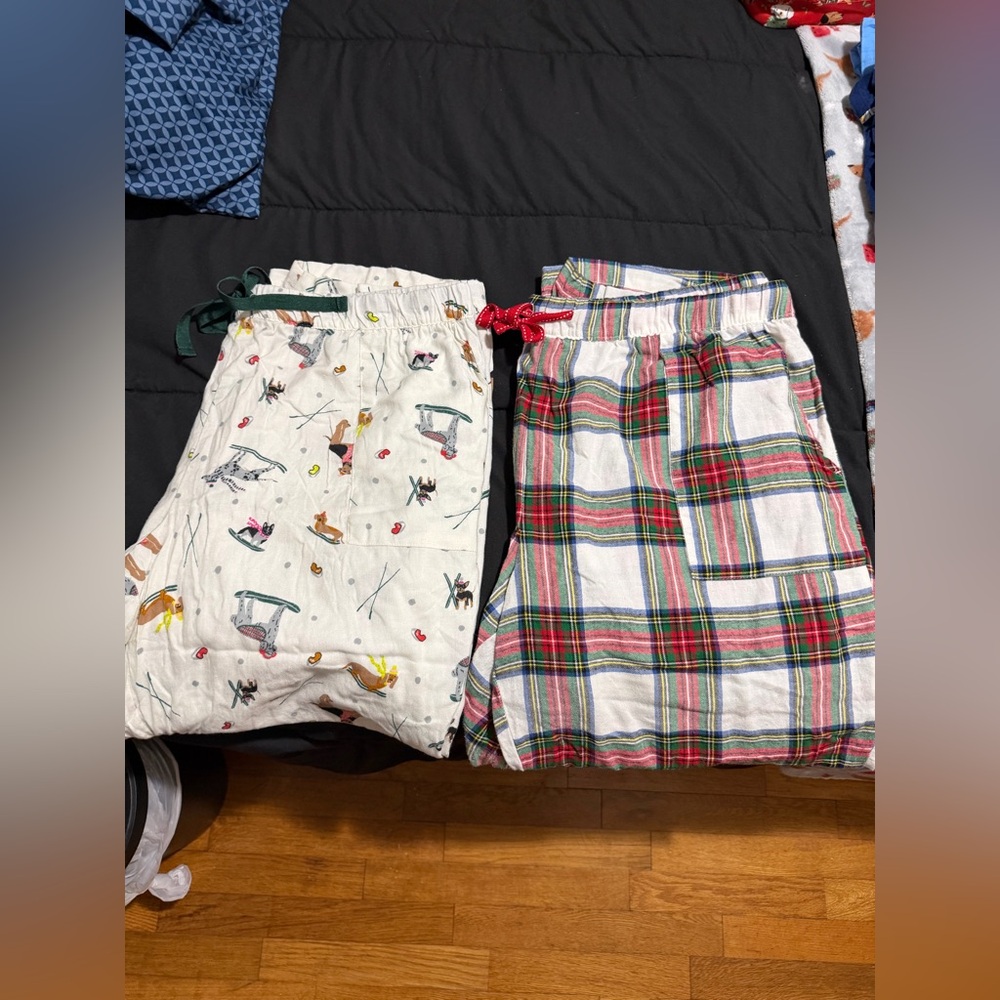 Plaid and Printed Pajama Pants